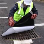 Protection de plaque d'égoût à usage unique - Dimensions 50x50 cm et 90x90 cm_0