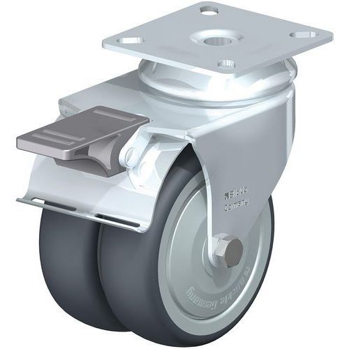 ROUE CAOUTCHOUC THERMOPLASTIQUE LDA-TPA 75K-FI-FK - BLICKLE