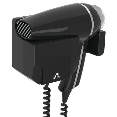 SÈCHE-CHEVEUX NOIR AVEC SUPPORT FRONTAL CLIPPER II