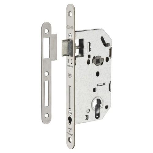 SERRURE À LARDER MONOPOINT À CYLINDRE - AXE 50 MM - TÊTIÈRE INOX FTH THIRARD