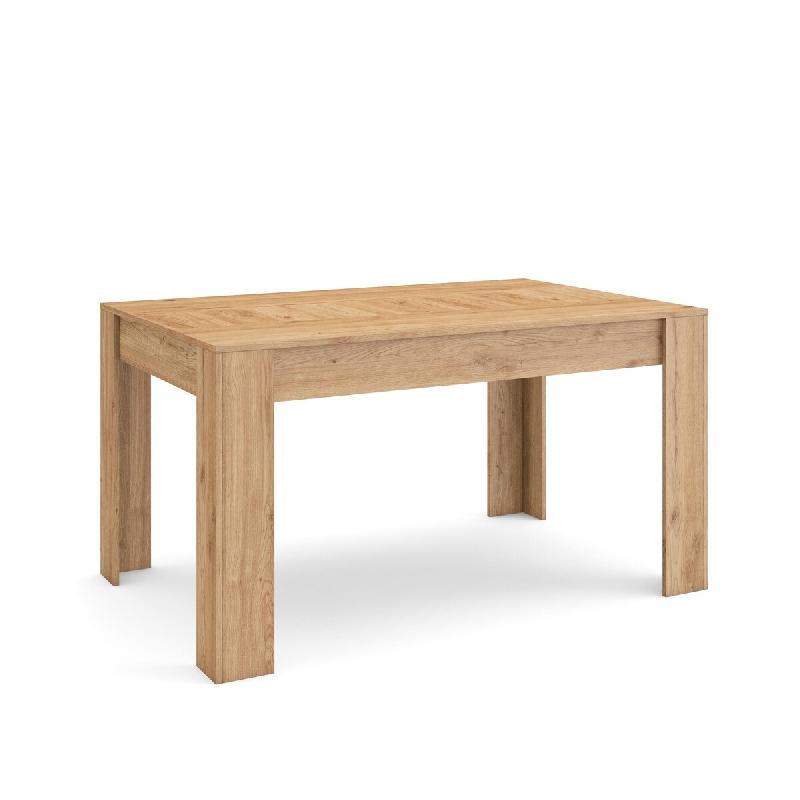 SKRAUT HOME Table à manger, 140x90x76 cm, Pour 6 personnes, Meubles de Salon, Chêne - beige Bois manufacturé 485_2_0