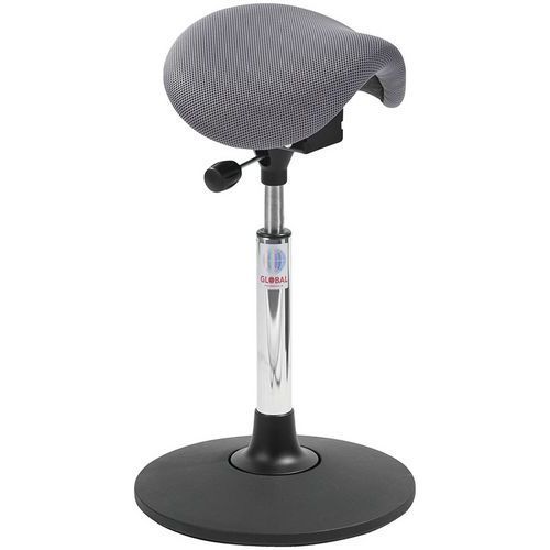 SIÈGE MINI SWAY EASY SEAT - TISSU 3D - BAS - GRIS - GLOBAL PROFESSIONAL SEATING