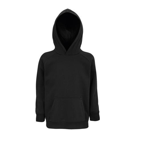 SWEAT PERSONNALISABLE ENFANT COTON ORGANIQUE BIO NOIR