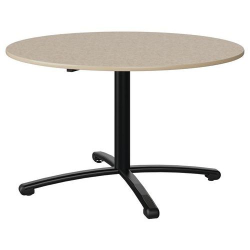 TABLE MALIBU Ø 120 T5 PC ST ISOSON BEIG 1460/BEIGE NOIR 9005