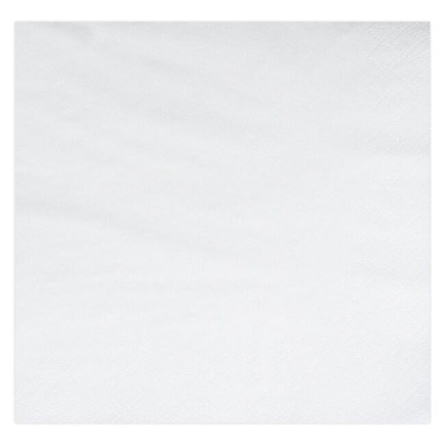 Thouy Serviettes en papier ouate blanc 2 plis 40 x 40 cm x100 - 3701114802760_0