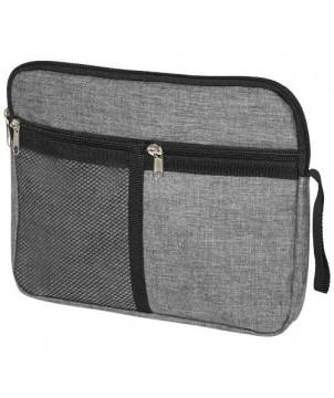 TROUSSE DE TOILETTE HOSS - GRIS MOYEN CHINÉ - TROUSSE DE TOILETTE PUBLICITAIRE PERSONNALISÉE