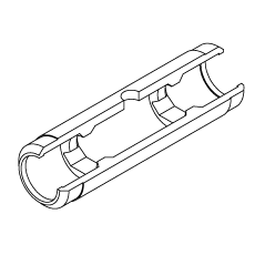 Tube graphite plate-forme bifurquée (10) pour spectromètre d'absorption atomique - revêtement pyrolytique_0