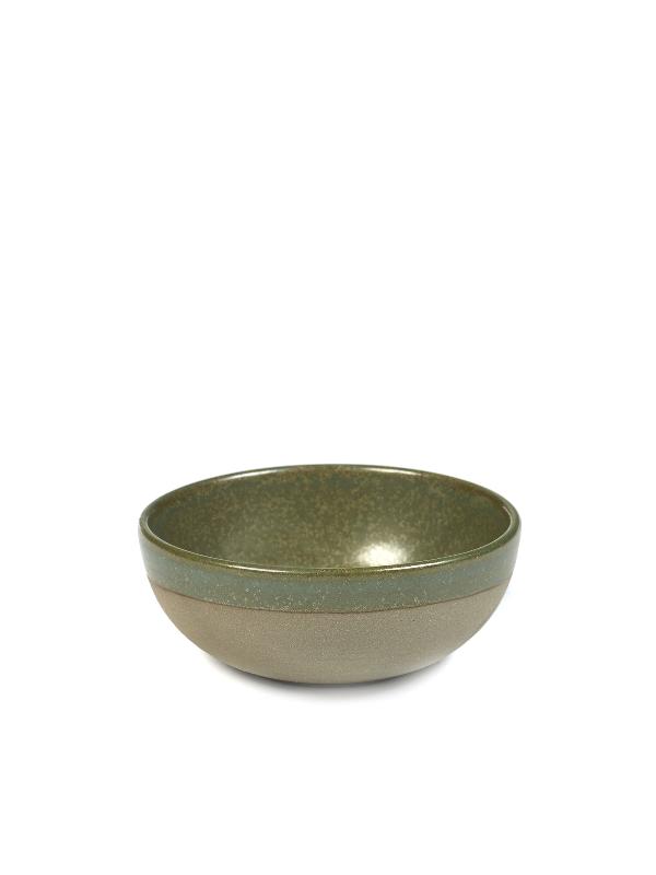 BOL ROND VERT GRÈS Ø 11 CM SURFACE SERAX