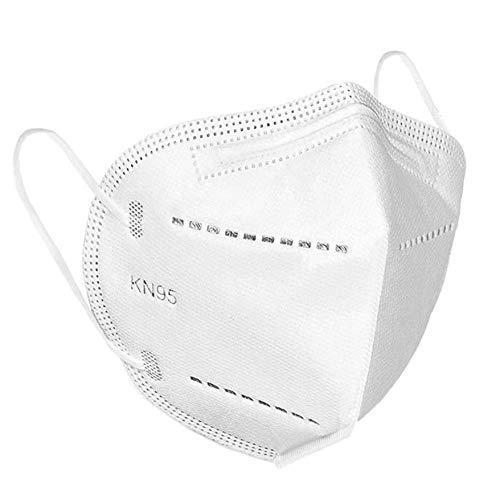 EUREKALED - Masques FFP2 certifiés CE - 20 pièces - 5 couches sans valve - Protection haute efficacité BFE≥95%_0