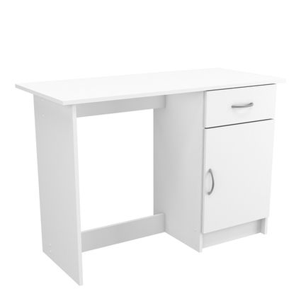 1126 - Bureau droit Osiris - Meubles Demeyere - 1 porte/1 tiroir - Épaisseur du plateau 15 mm_0