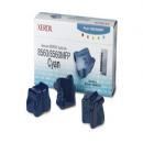 3 X ENCRE SOLIDE CYAN XEROX POUR PHASER 8560 / 8560MFP