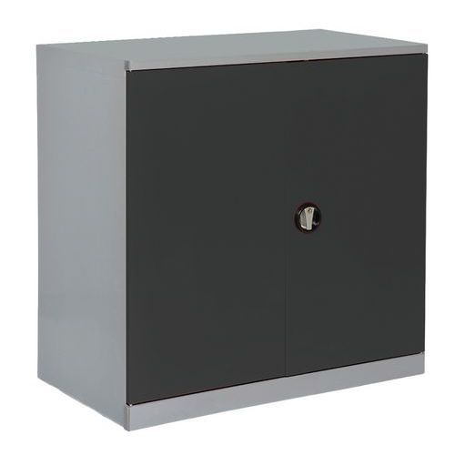 ARMOIRE BASSE VIDE 1250 X 580 X HT 1000 GRIS CLAIR/ ANTHRACITE 7016 - ANJOU TOLERIE