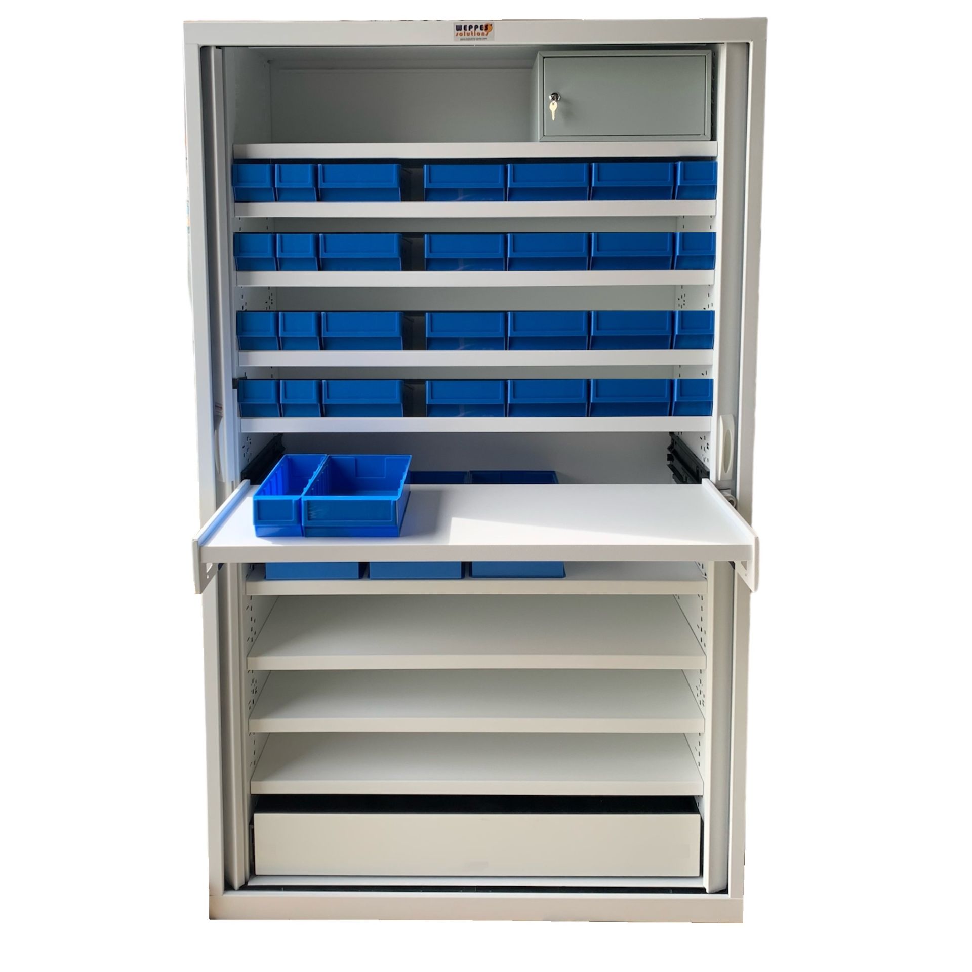 Armoire médicale de service Weppes Solutions - robuste, hygiénique et sécurisée_0