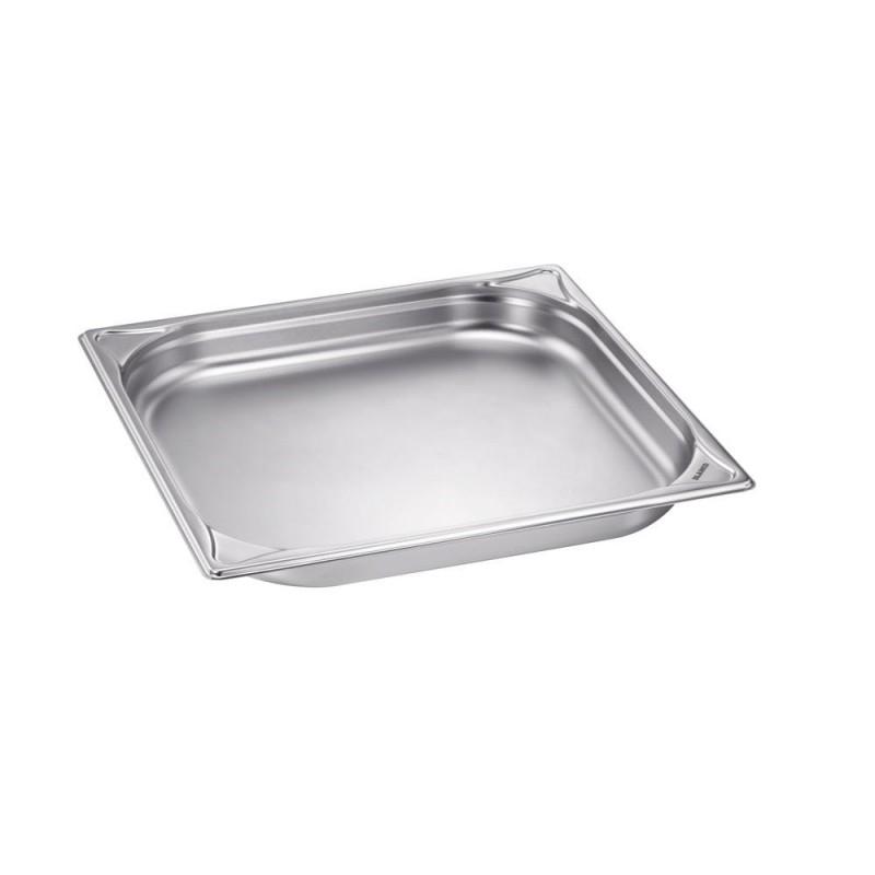 BAC GN BLANCO EN ACIER INOXYDABLE GN 2/3 - 40 MM, CAPACITÉ : 3,3 LITRES