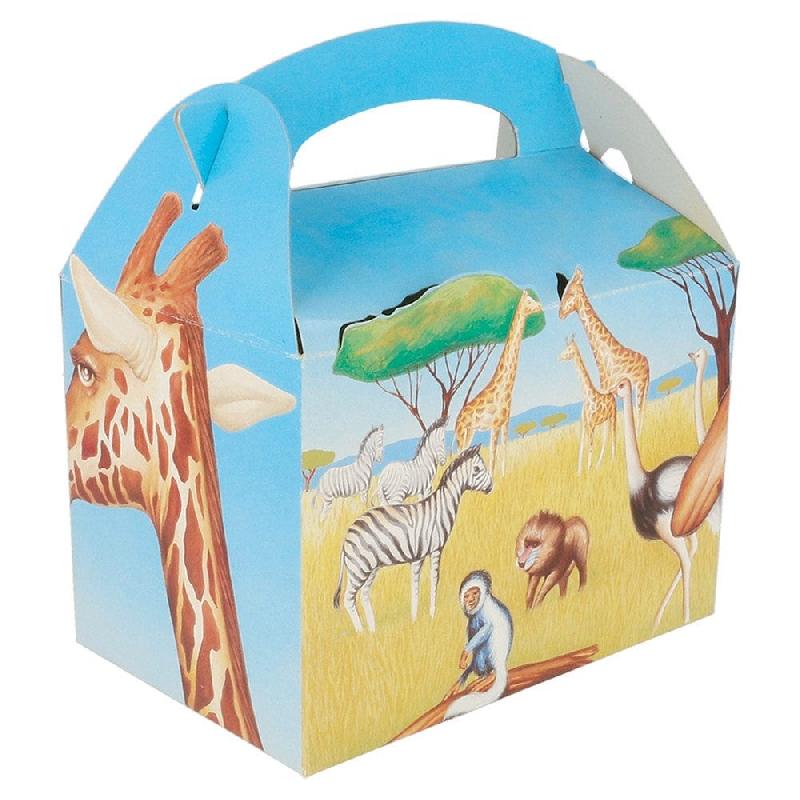 Boîte menu enfant carton Savane 17x16x10cm - par 300_0