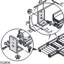 Butée pour voie de convoyage Ecoflow n° 3 842 536 057 - Aluminium anodisé avec matériel de fixation_0