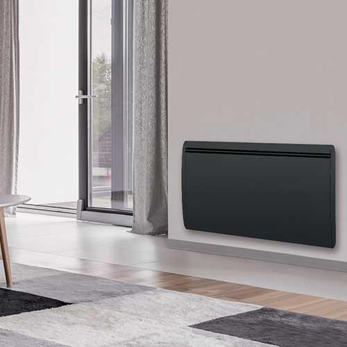 CHAUFELEC WOODY RADIATEUR À INERTIE DOUBLE TECHNOLOGIE HORIZONTAL GRIS 2000W - BJN2547FDHS - CHAUFELEC
