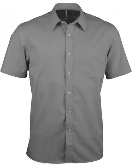 Chemise homme popeline polycoton manches courtes - CHE0001 - entretien facile et large choix de coloris_0