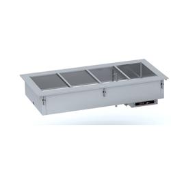 CombiSteel Bain-marie encastrable 2/1 - Remplissage d'eau manuel - 7422242928905_0