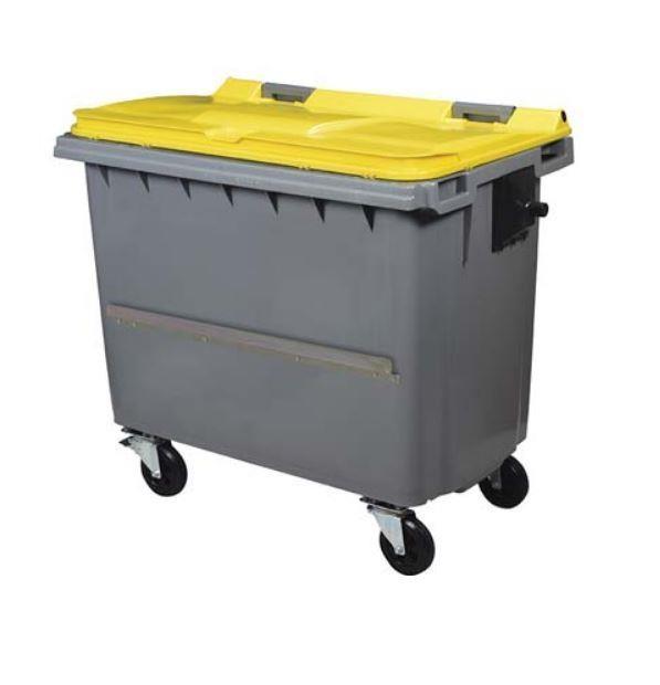 Conteneur Korok 4 Roues 660L - Barre de Manipulation - Disponible en Plusieurs Coloris_0