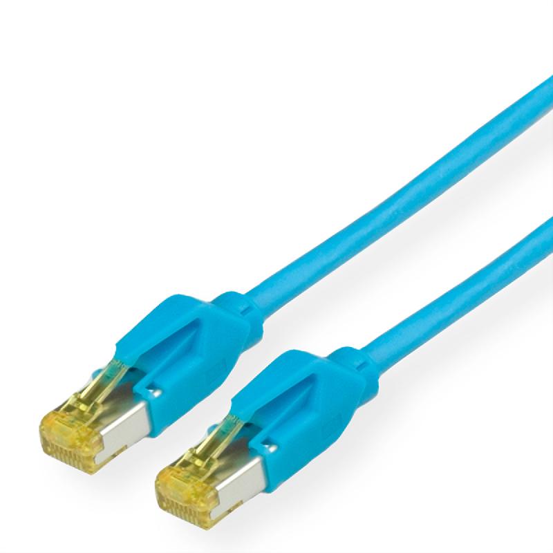 Cordon KERPEN Cat.6A (Classe EA) S/F, MegaLine F6-90, HiRose TM31, LS0H, bleu, 0,5 m_0