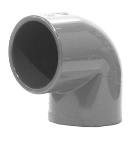 Coude 90° PVC-C femelle à coller D 016 PN 16 - Référence 05GIC016_0