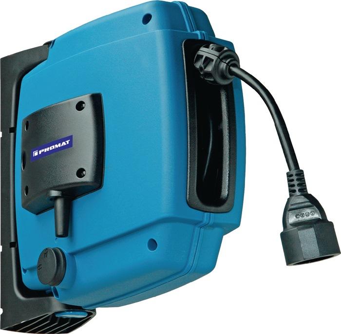 Enrouleur de câble longueur du câble : 12 m automatique Indice de protection IP44 PROMAT_0
