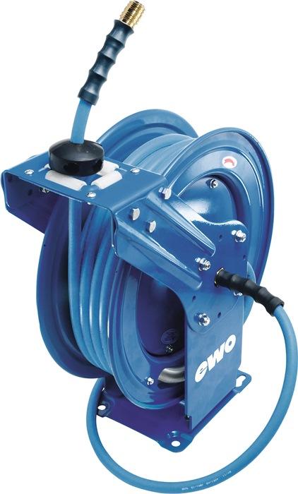 Enrouleur de tuyau BluBird - air et eau - 15 m - boîtier métal - raccord DN 7,2 - EWO_0