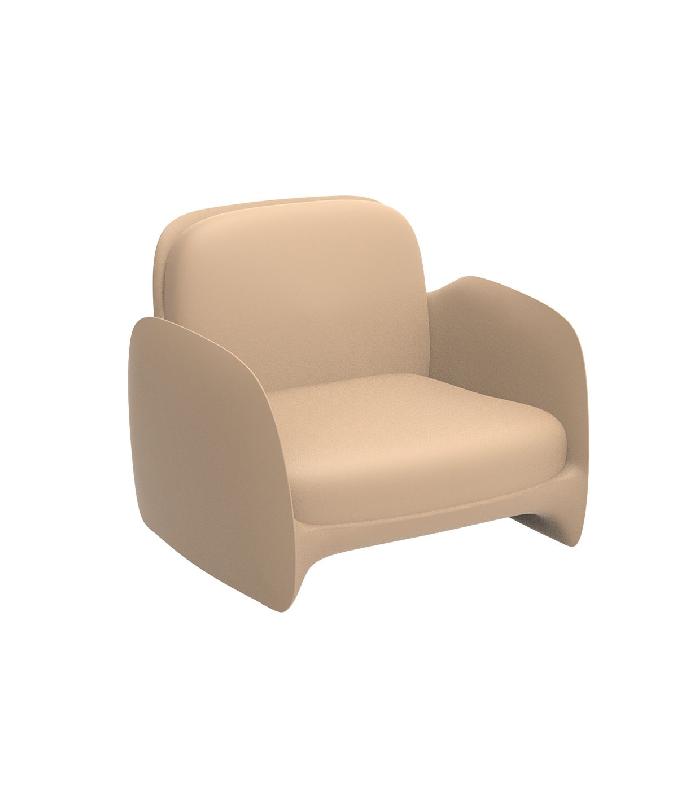 Fauteuil lounge in & out PEZZETTINA - camel_0