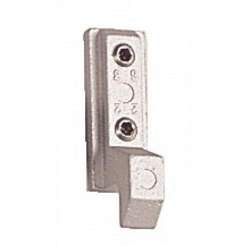 GÂCHE 2263 POUR FERMETURES ENCASTRÉES SÉRIE 6790 POUR COULISSANT ALUMINIUM LA CROISÉE DS