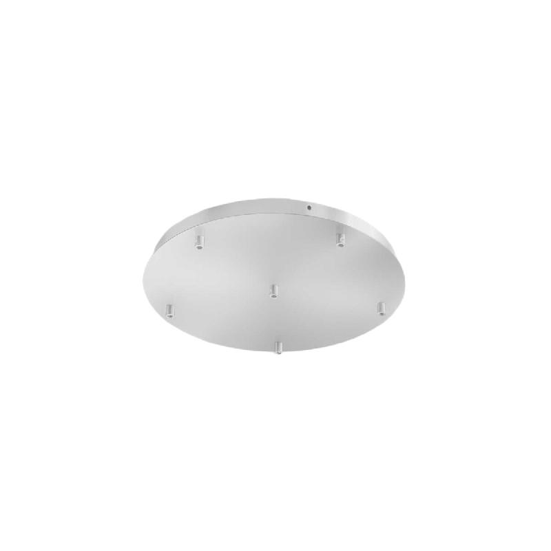 Gea Luce Ofelia Mini B T/6 Rosace Ronde - Base Pour Suspension Avec 6 Trous, Finition Blanc Mat, Degré Ip20 - Gealuce - blanc OFELIA MINI B T/6 - BIA_0
