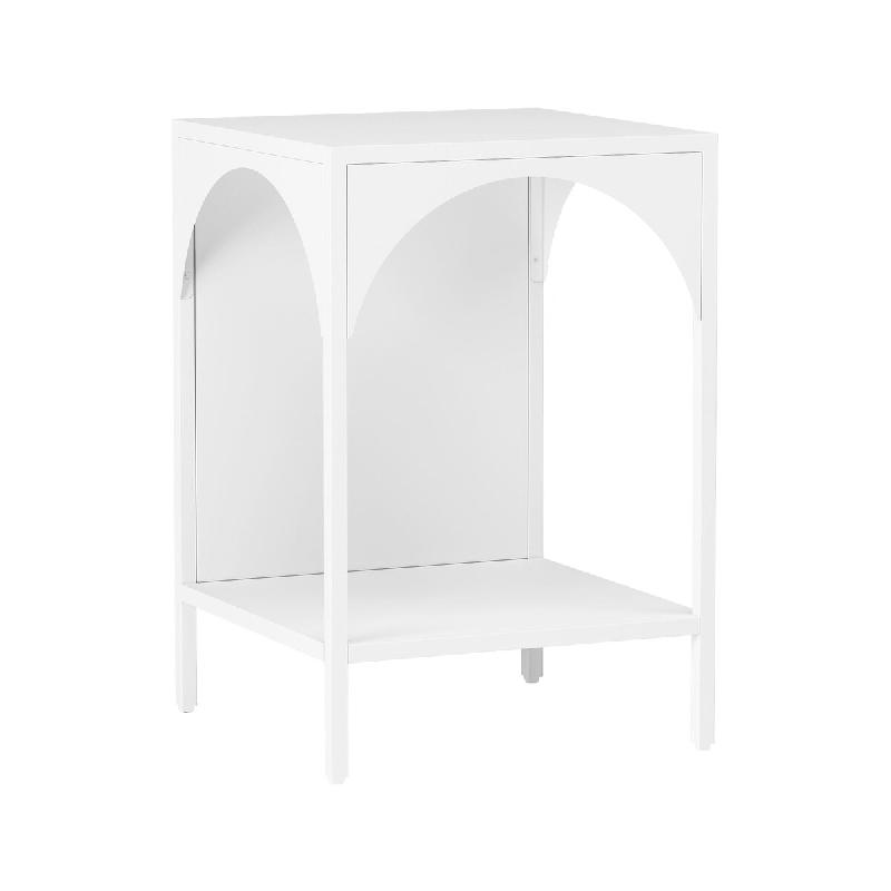 Helloshop26 - Étagère autoportante acier 52 x 35 x 35 cm blanc 03_0006946 - 3001853647760_0