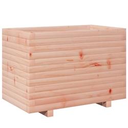 Helloshop26 - Jardinière bac lit surélevé plantes fleurs terrasse jardin 70 x 40 x 49,5 cm bois massif de douglas marron 02_0037792 - 3000213961430_0