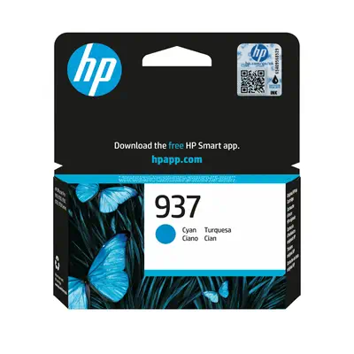 HP 937 Cartouche Encre Authentique Cyan_0