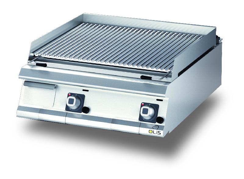 Élément top - grillade pierres de lave à gaz - grille 790 x 490 mm - diamante 70 - olis d7410tplgp_0