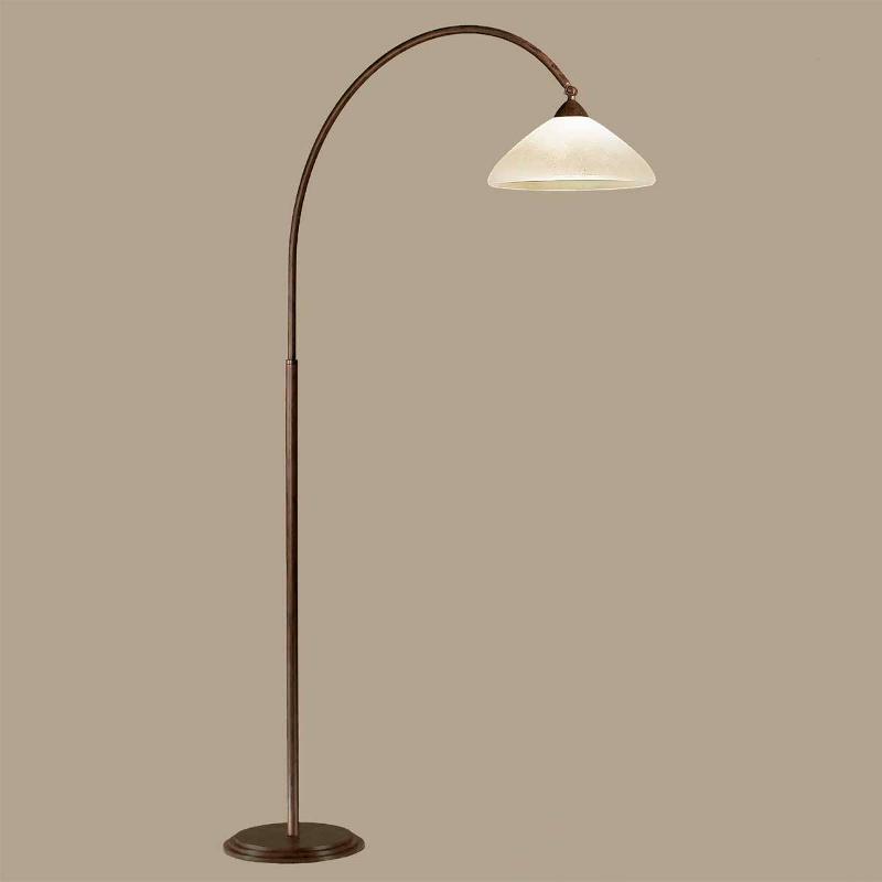 LAMPE ARQUÉE SAMUELE, PROFONDEUR 120 CM SCAVO-BRUN