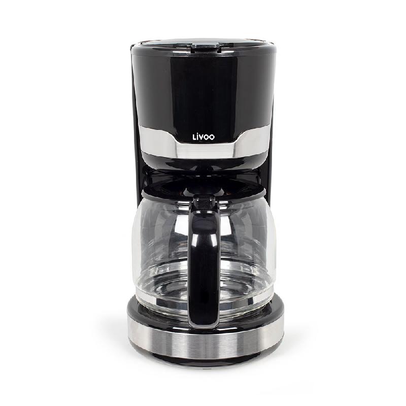 LIVOO Cafetière Filtre 12 à 14 Tasses 1000w Noir DOD201N - noir 3523930105142_0