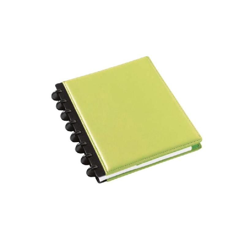 M BY STAPLES CARNET À SPIRALES ARC - FORMAT A5 (100 G/M2) - 60 PAGES LIGNÉES - COULEUR VERT