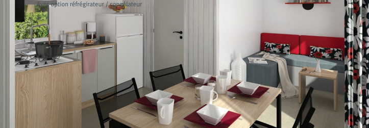 Mobil home bermudes duo modulo / 2 chambres et une salle de bains / 27 m² / 4 à 6 personnes / 7.55 x 4 m_1