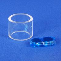 Pastille d'acier inoxydable 13mm (2) pour spectromètre de fluorescence X - remplacement pour matrice_0
