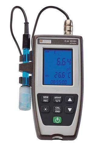 PHMÈTRE PORTABLE ÉTANCHE IP67 - -2 À 16PH - -1999 À +1999MV - MÉMORISATION 100000 MES