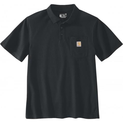 POLO DE TRAVAIL À MANCHES COURTES SLEEVE POCKET - NOIR - S CARHARTT