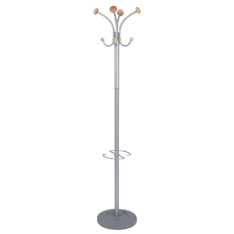 PORTEMANTEAU STILY - 8 PATERES - METAL/BOIS