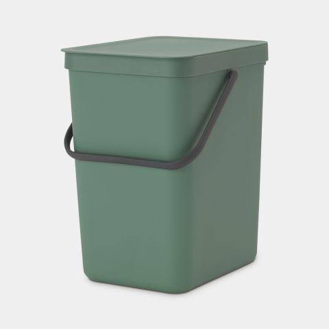 Poubelle Brabantia Sort & Go - 25 litres - Fir Green - Multi-talent - Volume M - Peu encombrante_0