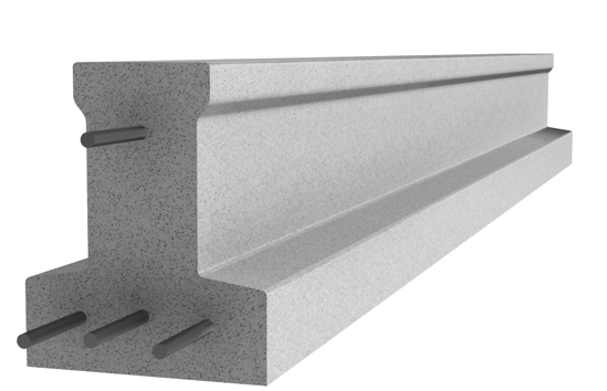 Poutrelle en béton 4 m précontrainte avec étai optimisée pour plancher avec entrevous EMX ou entrevous isoleader SPX de KP1_0