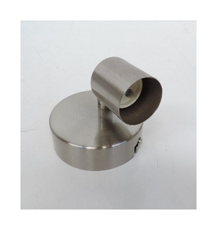 PROJECTEUR SUR PATÈRE ORIENTABLE INTÉRIEUR ALU BROSSÉ Ø 80X140MM LAMPE GU10 230V (NON INCL) IK02 IP20 PHIL TRAJECTOIRE 002218