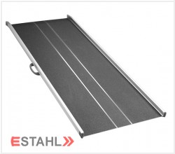 Rampe fixe large E-stahl - modèles 30030-100F, 30030-125F, 30030-200F, 30030-300F - aluminium anodisé, surface antidérapante_0