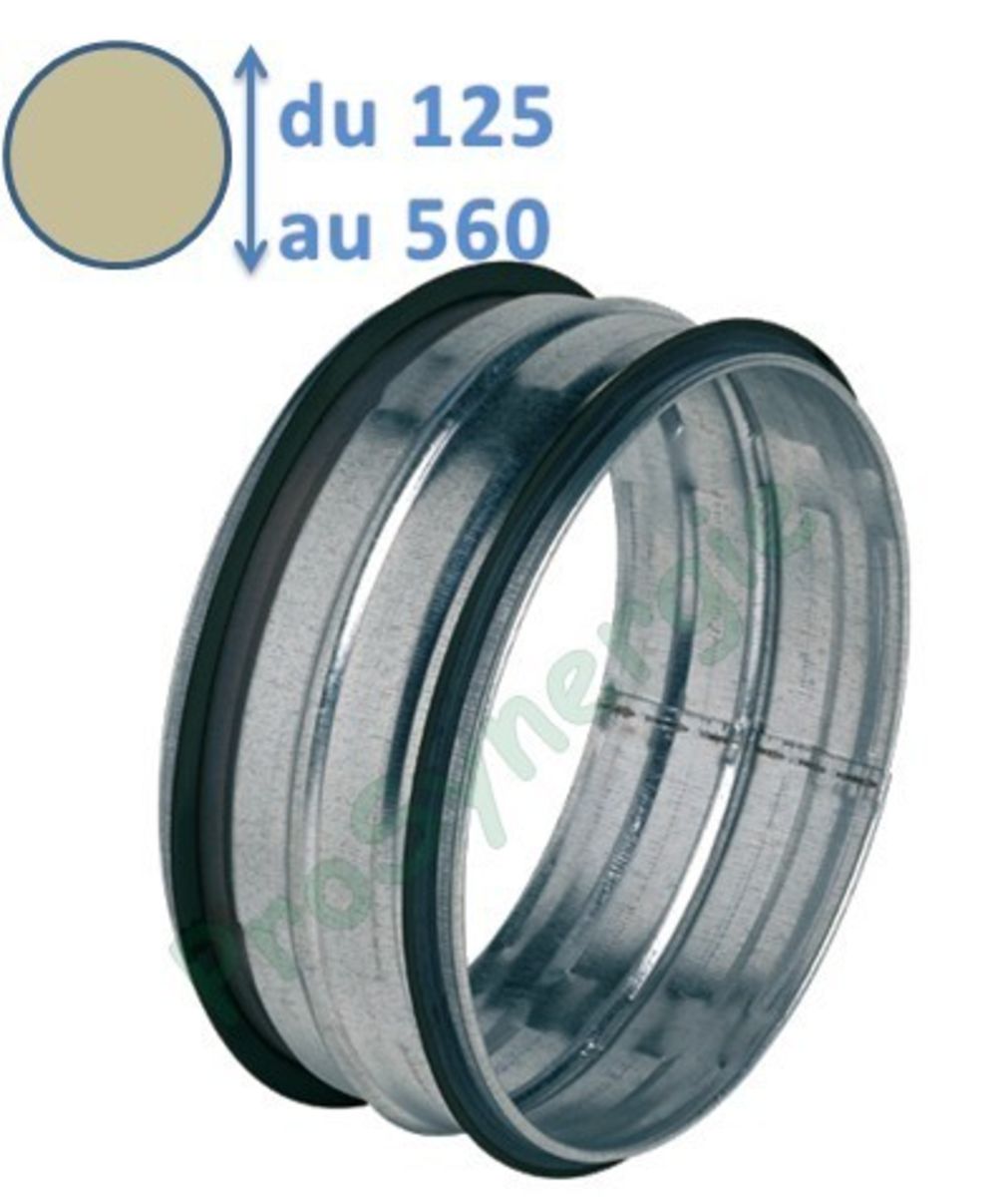 RM - RACCORD MÂLE GALVA À JOINT - Ø 125 MM