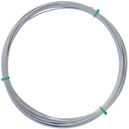 ROULEAU 12M CABLE ACIER INOX DIAMETRE 10MM