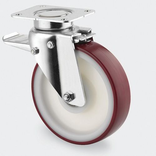 ROULETTE POLYAMIDE PIVOTANTE DIAMÈTRE ROUE 160 MM - TENTE
